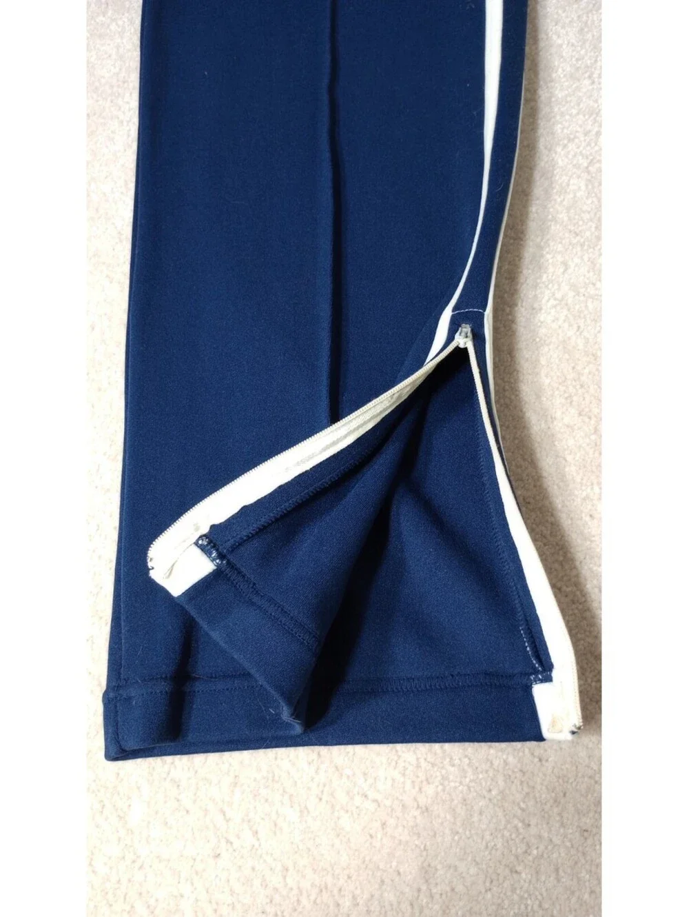 RARE Vintage HERTERS Track Suit Blue White Stripe Athletic Retro Old School XL